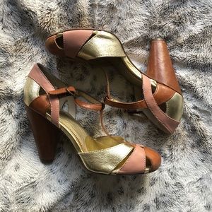 Seychelles Color Block Mary Janes